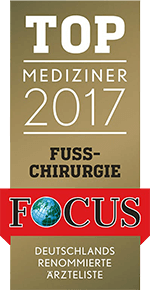 Focus - Top Mediziner 2017 - Fußchirurgie